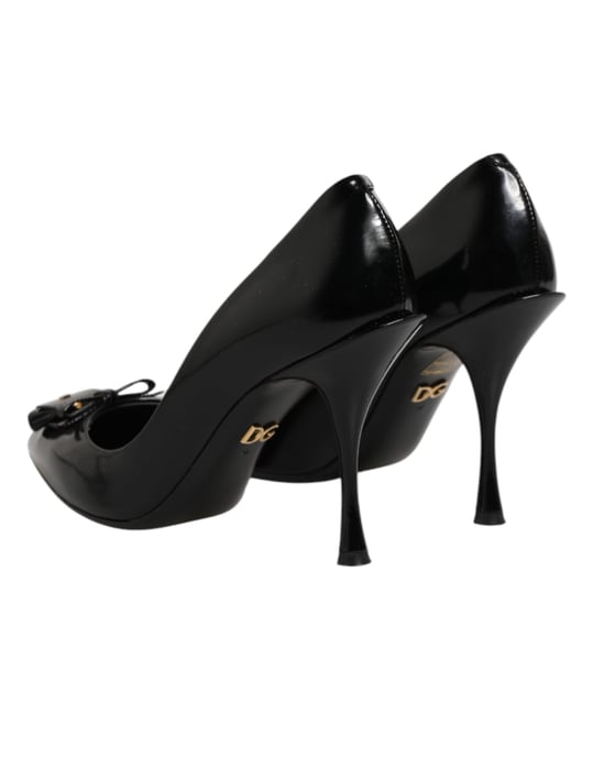 Dolce & Gabbana Schwarze Tasche Verzierte Absatzschuhe - Image 6