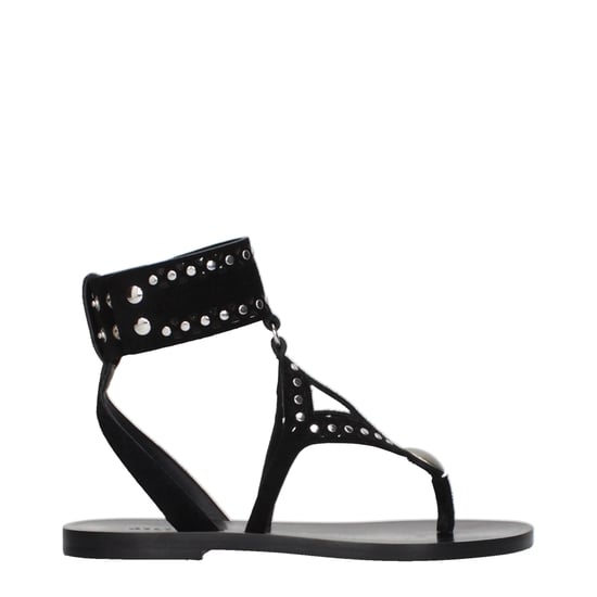 Isabel Marant Schwarze Leder Flip-Flop Sandalen - Image 1