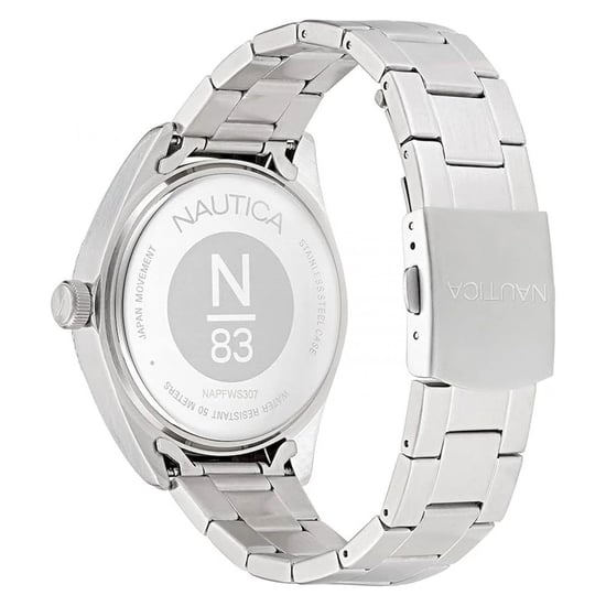 NAUTICA Graue Edelstahl-Armbanduhr - Image 2
