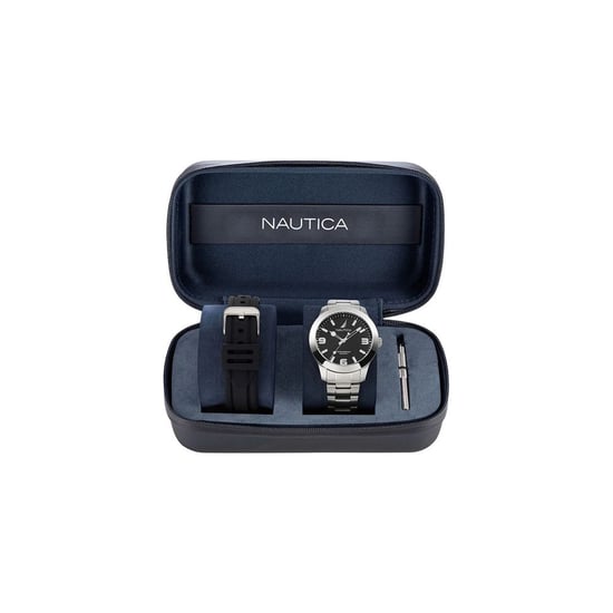 NAUTICA Graue Edelstahl-Armbanduhr - Image 2