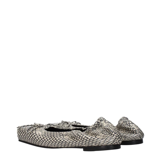 Jacquemus Beigetöne Leder Ballettschuhe - Image 4