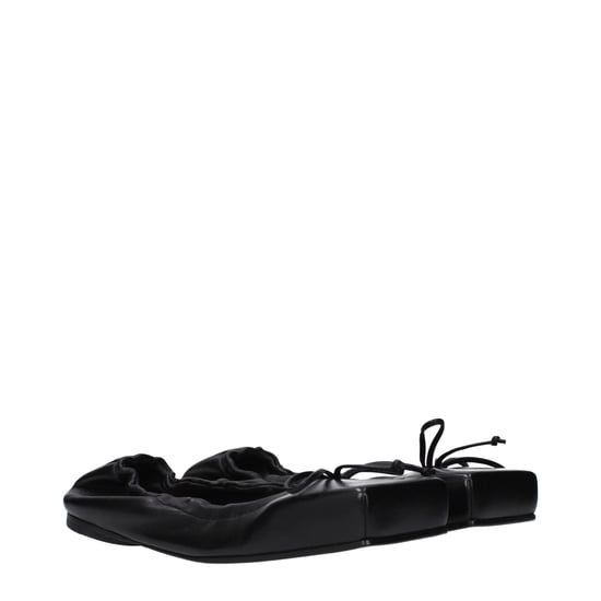 Jacquemus schwarze Leder Ballerinas - Image 2