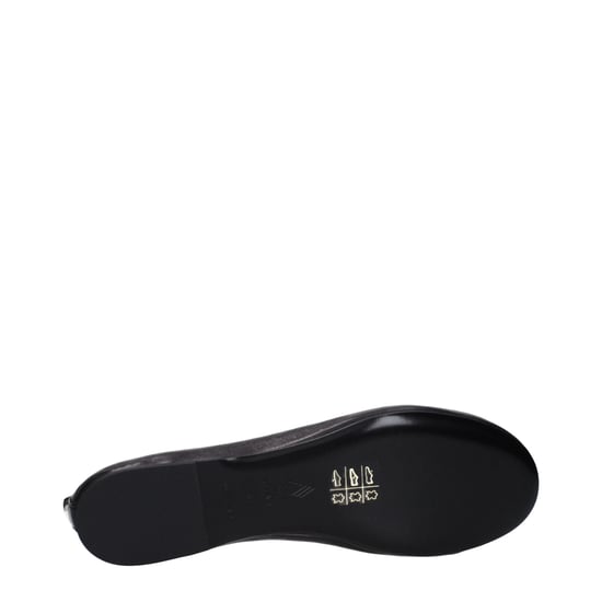 Die Attico schwarze Leder Ballerinas - Image 5