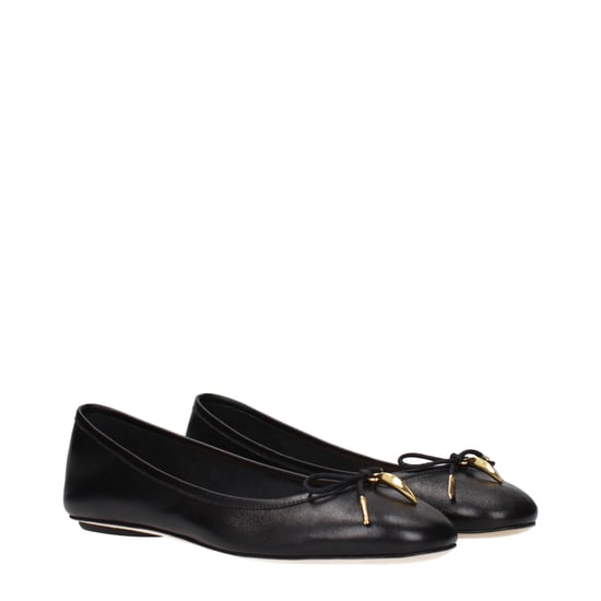 Chloé Schwarze Leder Ballerinas - Image 2