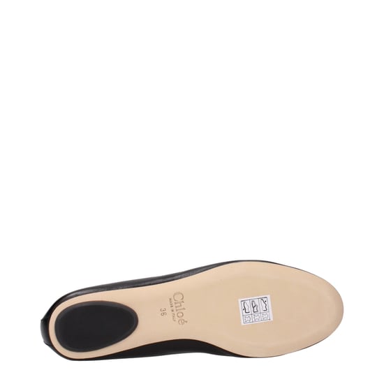 Chloé Schwarze Leder Ballerinas - Image 5