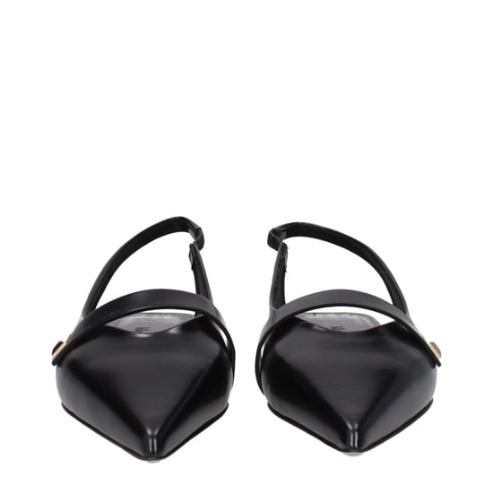 Max Mara schwarze Leder Ballerinas - Image 3