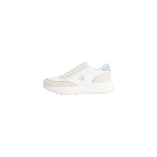 Calvin Klein Jeans Beigefarbene Leder-Sport Sneakers - Image 5