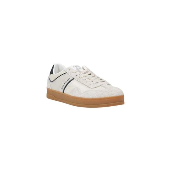 Tommy Hilfiger Jeans Cremeleder Low Top Sneakers - Image 2