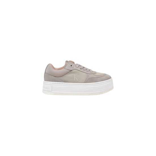 Calvin Klein Jeans Beige Recycelte Baumwoll-Plattform-Sneaker - Image 1