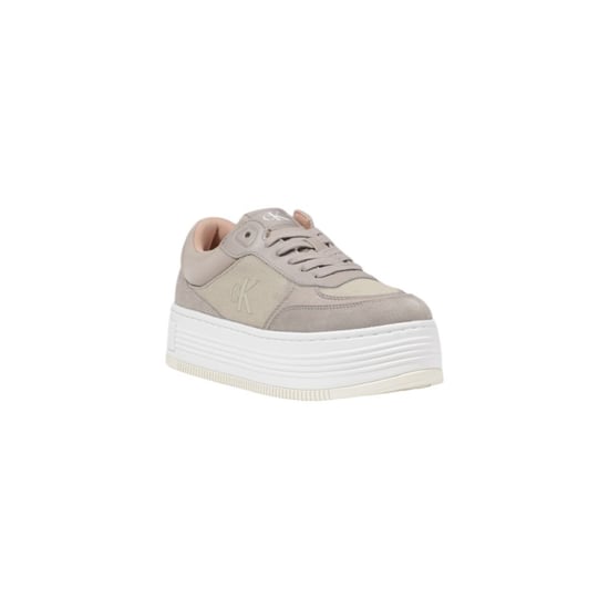 Calvin Klein Jeans Beige Recycelte Baumwoll-Plattform-Sneaker - Image 2