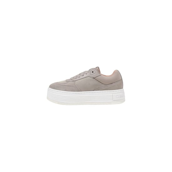 Calvin Klein Jeans Beige Recycelte Baumwoll-Plattform-Sneaker - Image 3