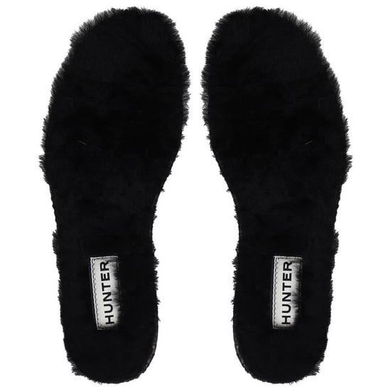Hunter Luxus Shearling Herren Schwarze Einlegesohlen - Image 1