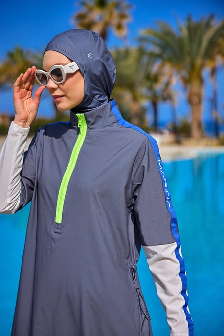 Fume Full Coverage Modest Bademode Burkini-Set - Image 2