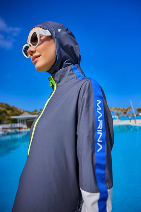 Fume Full Coverage Modest Bademode Burkini-Set - Image 3