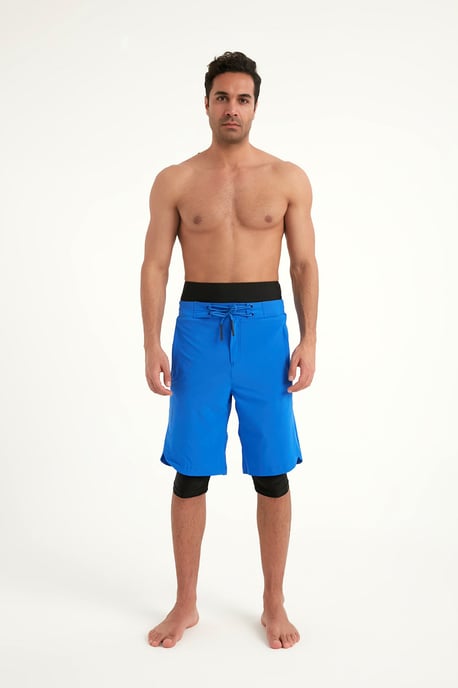 Marina Sax Blue Modest Herren-Badeshorts - Image 3