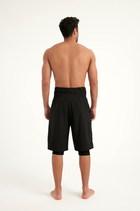 Marina Black Modest Herren-Badeshorts - Image 6