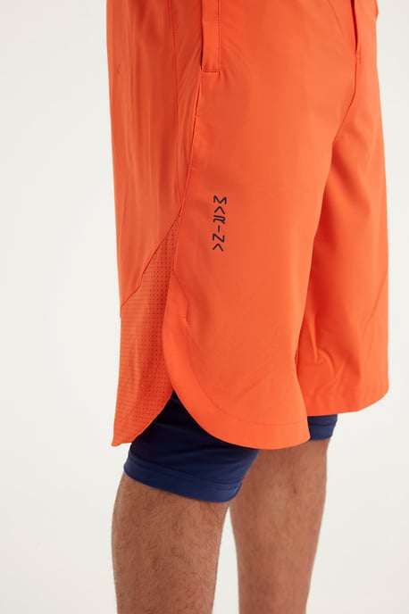 Marina Orange Modest Badeshorts für Herren - Image 5