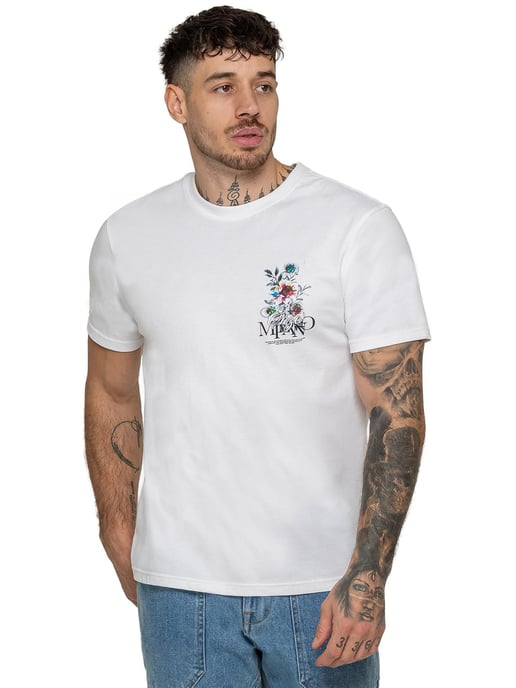 Enzo Milano | Herren T-Shirt mit floralem Grafikdruck - Image 1