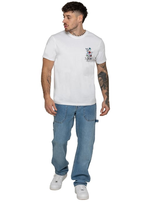 Enzo Milano | Herren T-Shirt mit floralem Grafikdruck - Image 5