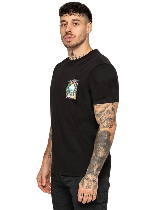 Enzo Milano | Herren Casa Grafikdruck T-Shirt - Image 3