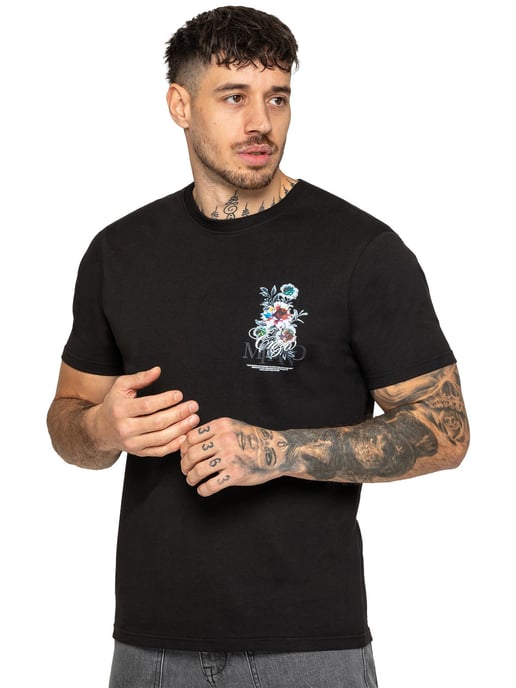 Enzo Milano | Herren T-Shirt mit floralem Grafikdruck - Image 1