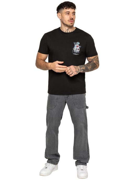 Enzo Milano | Herren T-Shirt mit floralem Grafikdruck - Image 6