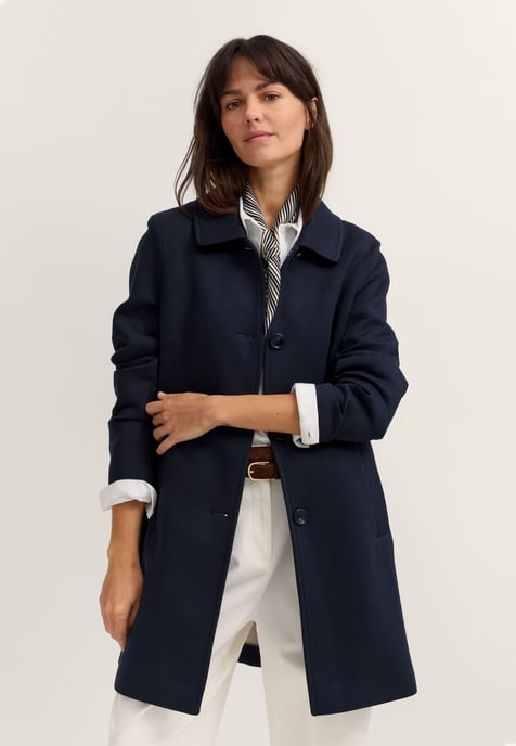 Bugatti Damen Kurzmantel aus Neopren mit Knopfleiste - Image 1
