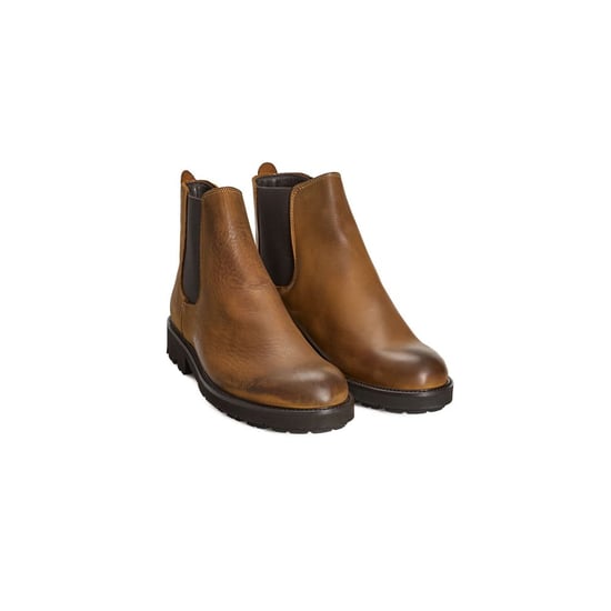 Roberto Pepe Luxus Herrenstiefel aus braunem Kalbsleder - Image 3
