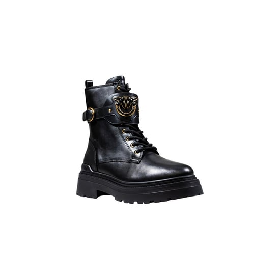 PINKO Schwarze Leder-Stiefeletten - Image 2