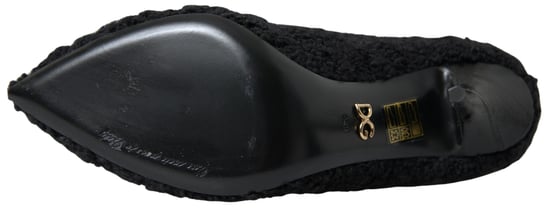 Dolce & Gabbana Schwarze Stiletto-Absatzstiefel bis zur Wade - Image 4
