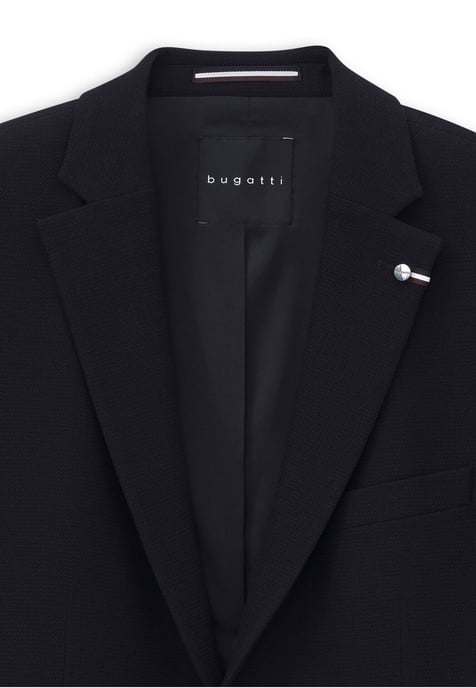 Bugatti Herren Reverskragensakko mit hochwertigen Ösenknöpfen - Image 3