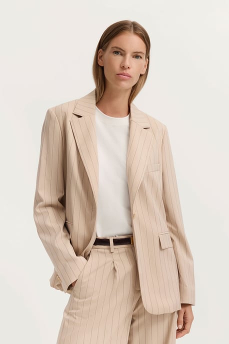 Bugatti Damen Blazer mit Reverskragen und Streifen - Image 1