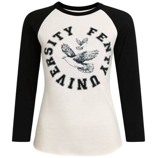 Puma x Rihanna Fenty Bay Raglan Damen Oberteil Off White - Image 1