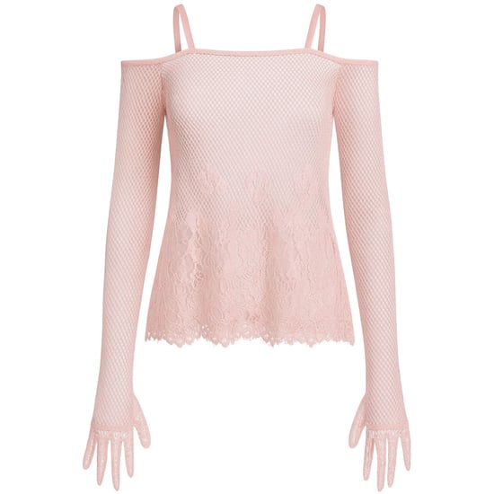 Puma x Rihanna Fenty Ball Mesh Schnür-Top für Damen in Pink - Image 1
