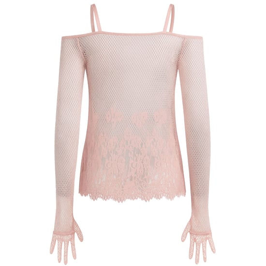 Puma x Rihanna Fenty Ball Mesh Schnür-Top für Damen in Pink - Image 2
