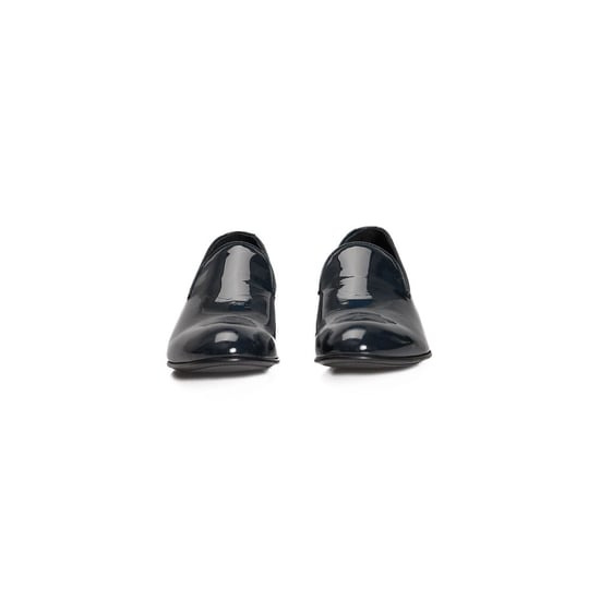 Roberto Pepe Luxus Blaue Kalbsleder Herren Slipper - Image 2