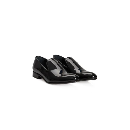 Roberto Pepe Luxus Schwarze Kalbsleder Herren Slipper - Image 3
