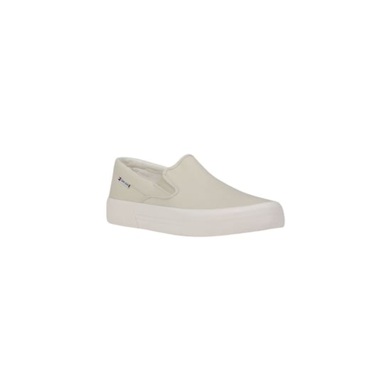 Tommy Hilfiger Jeans Beigefarbene Recycelte Baumwolle Slip-On Mokassins - Image 2