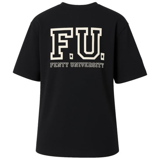 Puma x Rihanna Fenty Rundhalsausschnitt Damen Schwarzes T-Shirt - Image 3