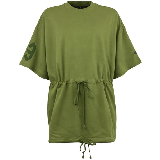 Puma x Rihanna Fenty Kordelzug Grafik Damen T-Shirt in Grün - Image 1