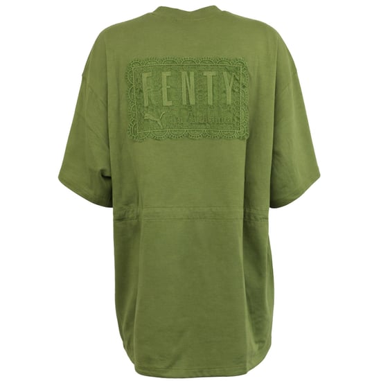 Puma x Rihanna Fenty Kordelzug Grafik Damen T-Shirt in Grün - Image 3