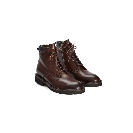 Roberto Pepe Luxus Herrenstiefel aus braunem Kalbleder - Image 2