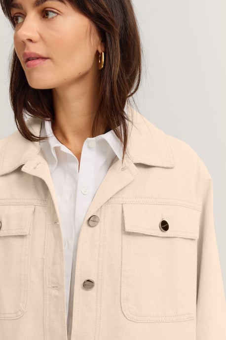 Bugatti Damen Jeansjacke aus Baumwolle mit Hemdkragen - Image 4