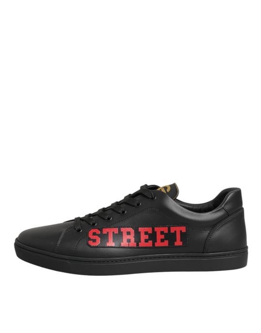 Dolce & Gabbana Black Street Life Low Top Herren Sneaker Schuhe - Image 6