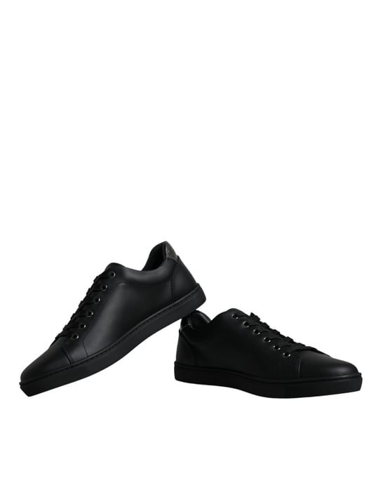 Dolce & Gabbana Schwarze London Heiliges Herz Herren Sneaker Schuhe - Image 6