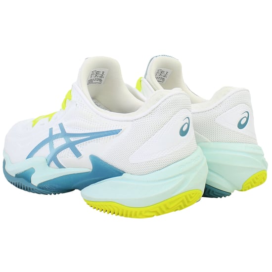 Asics Court FF 3 Clay Damen Weiß Tennis Schuhe - Image 3