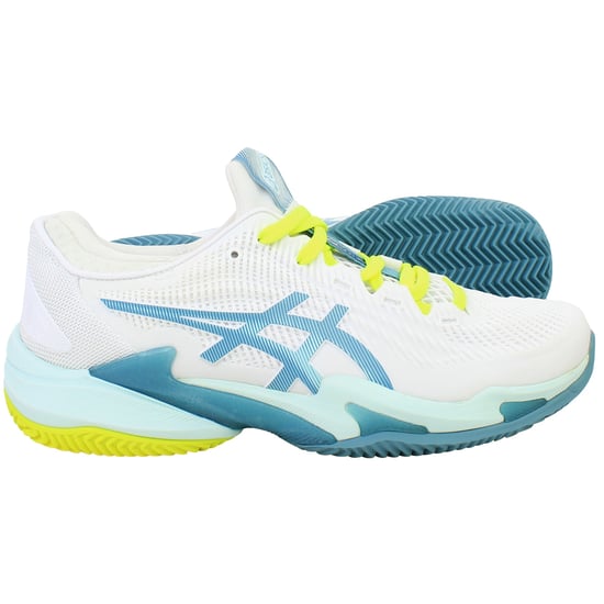 Asics Court FF 3 Clay Damen Weiß Tennis Schuhe - Image 4