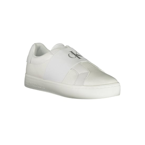 Calvin Klein Bianco Leder Damen Sneaker - Image 2