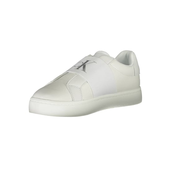 Calvin Klein Bianco Leder Damen Sneaker - Image 3