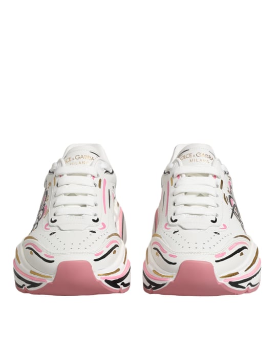Dolce & Gabbana Mehrfarbige Handgemalte DAYMASTER Sneaker Schuhe - Image 4